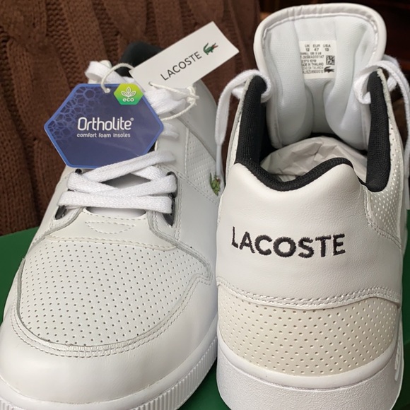 Men’s Lacoste sneakers.NWT.White with black details - Picture 7 of 7